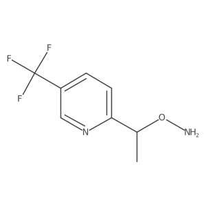 O-{1-[5-(trifluoromethyl)pyridin-2-yl]ethyl}hydroxylamine结构式