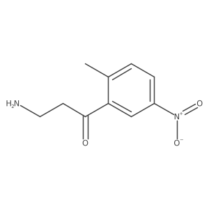 3-Amino-1-(2-methyl-5-nitrophenyl)propan-1-one Structure