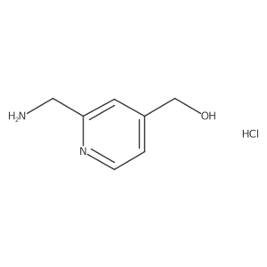 (2-(Aminomethyl)pyridin-4-yl)methanolhydrochloride Structure