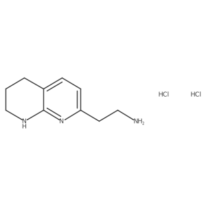 2-(5,6,7,8-Tetrahydro-1,8-naphthyridin-2-yl)ethanamine dihydrochloride Structure