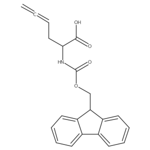 2-({[(9H-fluoren-9-yl)methoxy]carbonyl}amino)hexa-4,5-dienoicacid Structure