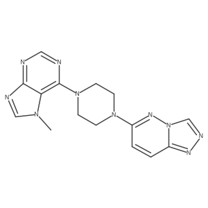 7-methyl-6-(4-{[1,2,4]triazolo[4,3-b]pyridazin-6-yl}piperazin-1-yl)-7H-purine Structure