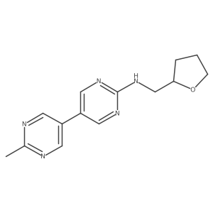 2'-methyl-N-[(oxolan-2-yl)methyl]-[5,5'-bipyrimidin]-2-amine Structure