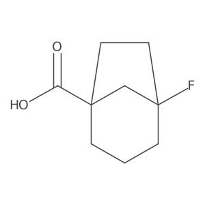 5-Fluorobicyclo[3.2.1]octane-1-carboxylicacid Structure