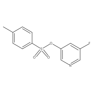5-Fluoropyridin-3-yl 4-methylbenzene-1-sulfonate结构式