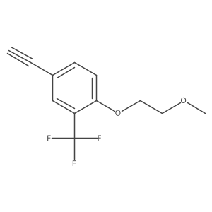 4-Ethynyl-1-(2-methoxyethoxy)-2-(trifluoromethyl)benzene Structure
