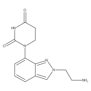 1-[2-(2-aminoethyl)-2H-indazol-7-yl]-1,3-diazinane-2,4-dione Structure