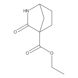 Ethyl 3-oxo-2-azabicyclo[2.2.1]heptane-4-carboxylate Structure