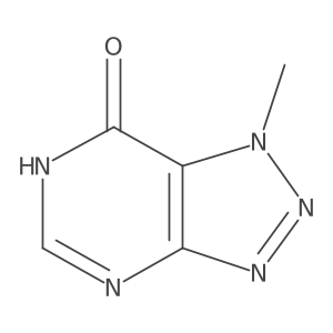 1,6-Dihydro-1-methyl-7h-1,2,3-triazolo[4,5-d]pyrimidin-7-one Structure