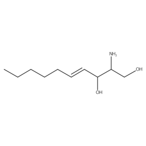 (2R,3S,4E)-2-Amino-4-decene-1,3-diol结构式