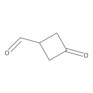 3-Oxocyclobutane-1-carbaldehyde Structure