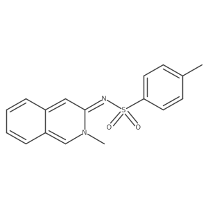 4-Methyl-N-(2-methyl-3(2H)-isoquinolinylidene)benzenesulfonamide结构式