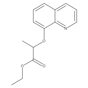Ethyl 2-(quinolin-8-yloxy)propanoate结构式