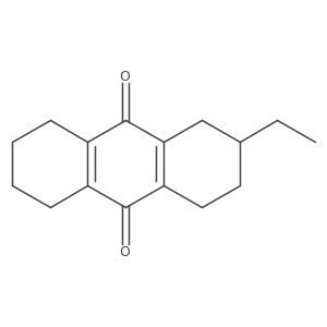 2-Ethyl-1,2,3,4,5,6,7,8-octahydroanthracene-9,10-dione Structure