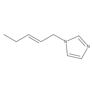 1-(Pent-2-enyl)imidazole结构式