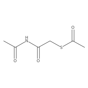 N-acetyl-2-(acetylthio)acetamide结构式