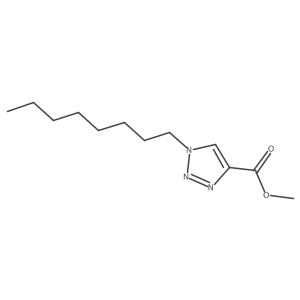 Methyl 1-octyltriazole-4-carboxylate Structure