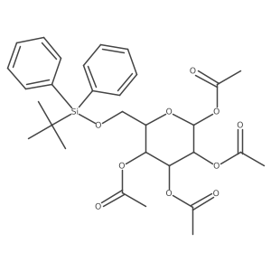 [(2R,3R,4S,5S,6S)-4,5,6-triacetyloxy-2-[[tert-butyl(diphenyl)silyl]oxymethyl]oxan-3-yl] acetate Structure