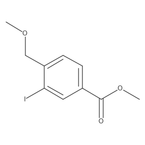 Methyl 3-iodo-4-(methoxymethyl)benzoate结构式