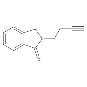 2-(But-3-ynyl)isoindolin-1-one结构式