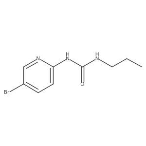 1-(5-Bromopyridin-2-yl)-3-propylurea结构式