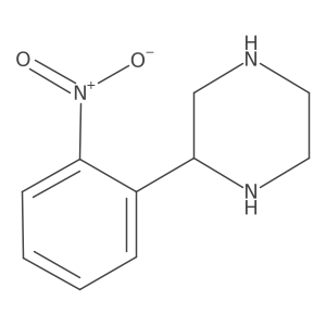 2-(2-Nitro-phenyl)-piperazine Structure