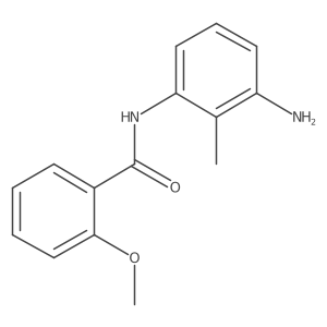 N-(3-Amino-2-methylphenyl)-2-methoxybenzamide结构式