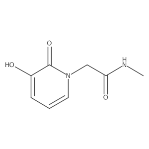 2-(3-hydroxy-2-oxopyridin-1-yl)-N-methylacetamide Structure