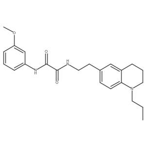 N1-(3-methoxyphenyl)-N2-(2-(1-propyl-1,2,3,4-tetrahydroquinolin-6-yl)ethyl)oxalamide Structure