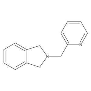 2,3-Dihydro-2-(2-pyridinylmethyl)-1H-isoindole结构式