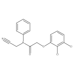 N-(cyanomethyl)-2-(2,3-dichlorophenoxy)-N-phenylacetamide结构式