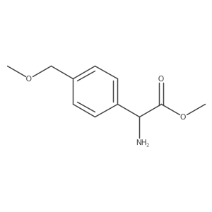 Methyl 2-amino-2-[4-(methoxymethyl)phenyl]acetate Structure