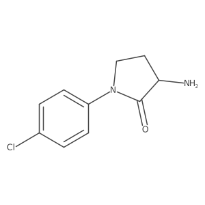 (3R)-3-amino-1-(4-chlorophenyl)pyrrolidin-2-one Structure