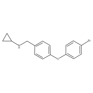 N-{[4-(4-bromophenoxy)phenyl]methyl}cyclopropanamine结构式