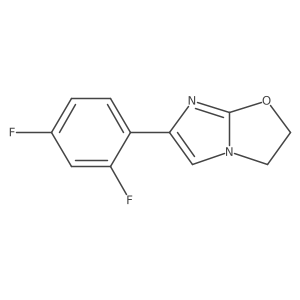 6-(2,4-Difluorophenyl)-2,3-dihydroimidazo[2,1-b]oxazole Structure