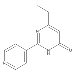 6-Ethyl-2-(pyridin-4-yl)-3,4-dihydropyrimidin-4-one结构式