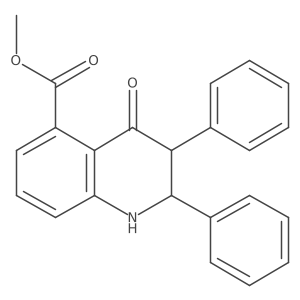 Methyl 4-oxo-2,3-diphenyl-1,2,3,4-tetrahydroquinoline-5-carboxylate Structure