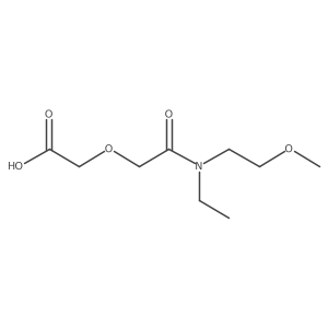 2-{[Ethyl(2-methoxyethyl)carbamoyl]methoxy}acetic acid Structure