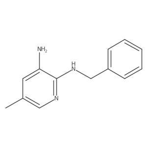 2-N-benzyl-5-methylpyridine-2,3-diamine Structure