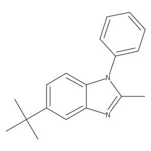 5-Tert-butyl-2-methyl-1-phenylbenzimidazole Structure