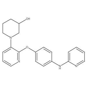 1-[2-[4-(2-Pyridinylamino)phenoxy]-3-pyridinyl]-3-piperidinol Structure