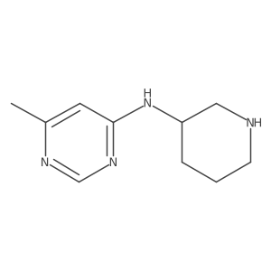6-methyl-N-(piperidin-3-yl)pyrimidin-4-amine结构式