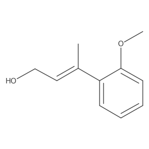 (E)-3-(2-methoxyphenyl)but-2-en-1-ol Structure