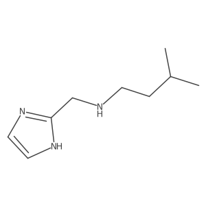 (1H-Imidazol-2-ylmethyl)(3-methylbutyl)amine Structure