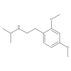 N-(2,4-dimethoxyphenethyl)propan-2-amine结构式