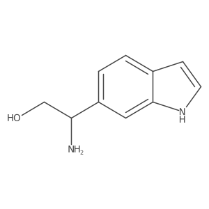 2-amino-2-(1H-indol-6-yl)ethan-1-ol Structure