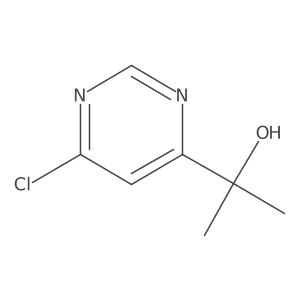 2-(6-Chloropyrimidin-4-yl)propan-2-ol Structure