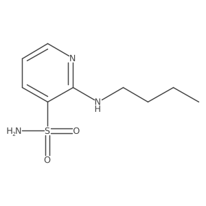 2-(Butylamino)pyridine-3-sulfonamide Structure