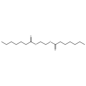 2-Heptanoyloxyethyl heptanoate Structure