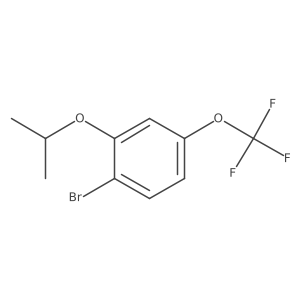 1-Bromo-2-isopropoxy-4-(trifluoromethoxy)benzene Structure